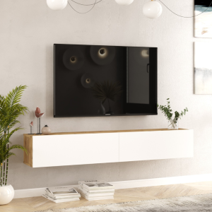 Mueble TV flotante con 3 puertas 180 MB
