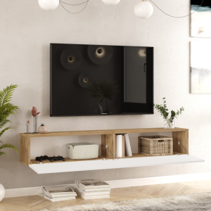 Mueble TV flotante con 3 puertas 180 MB