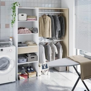Closet abierto con un cajon A187 BM