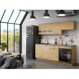 Cocina Carmeo 200 cm L