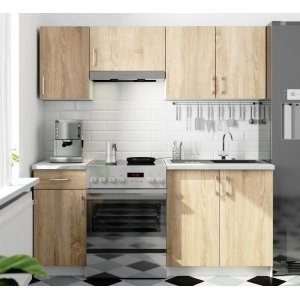 Cocina Lima con Tarja 180 cm MB