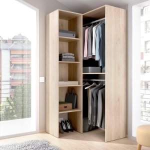Closet esquinero abierto 80x80 M