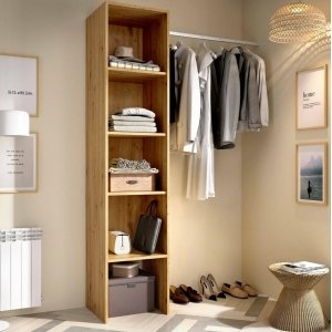 Closet Abierto con Perchero Ajustable M