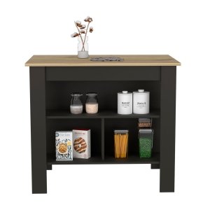 Isla de Cocina con 3 Estantes WM