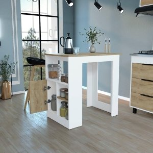 Isla de Cocina con Estantes MB