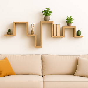 Repisa Flotante Zig Zag M