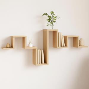 Repisa Flotante Zig Zag M