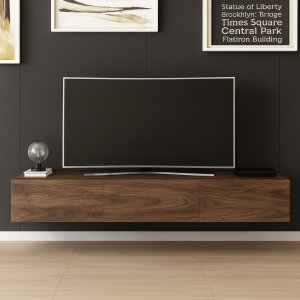 Mueble TV flotante con 3 puertas 180 R