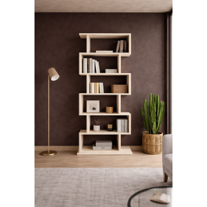 Librero alto 6 modulos S