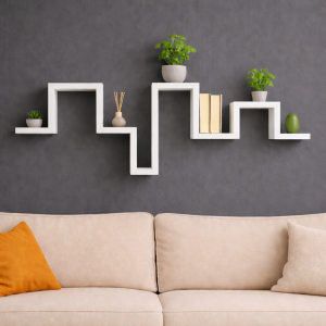 Repisa Flotante Zig Zag B