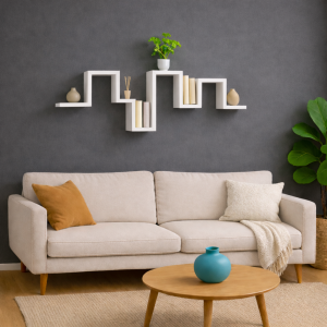 Repisa Flotante Zig Zag B