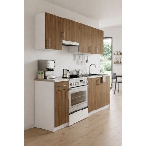 Cocina Lima con Tarja 180 cm Malta