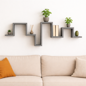 Repisa Flotante Zig Zag G