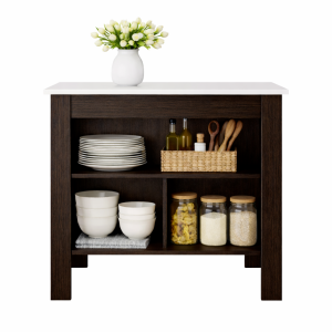 Isla de Cocina con 3 Estantes WB