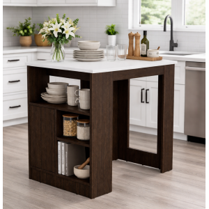 Isla de Cocina con Estantes WB